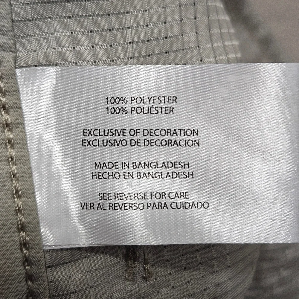 Banana Republic Core Temp Mens Pants 38x30 Light Gray Performance Chino Slim Fit